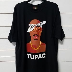 NEW Men's Large Cross Colours x Tupac Tee